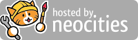 This site is hosted by Neocities. This button leads to its website.